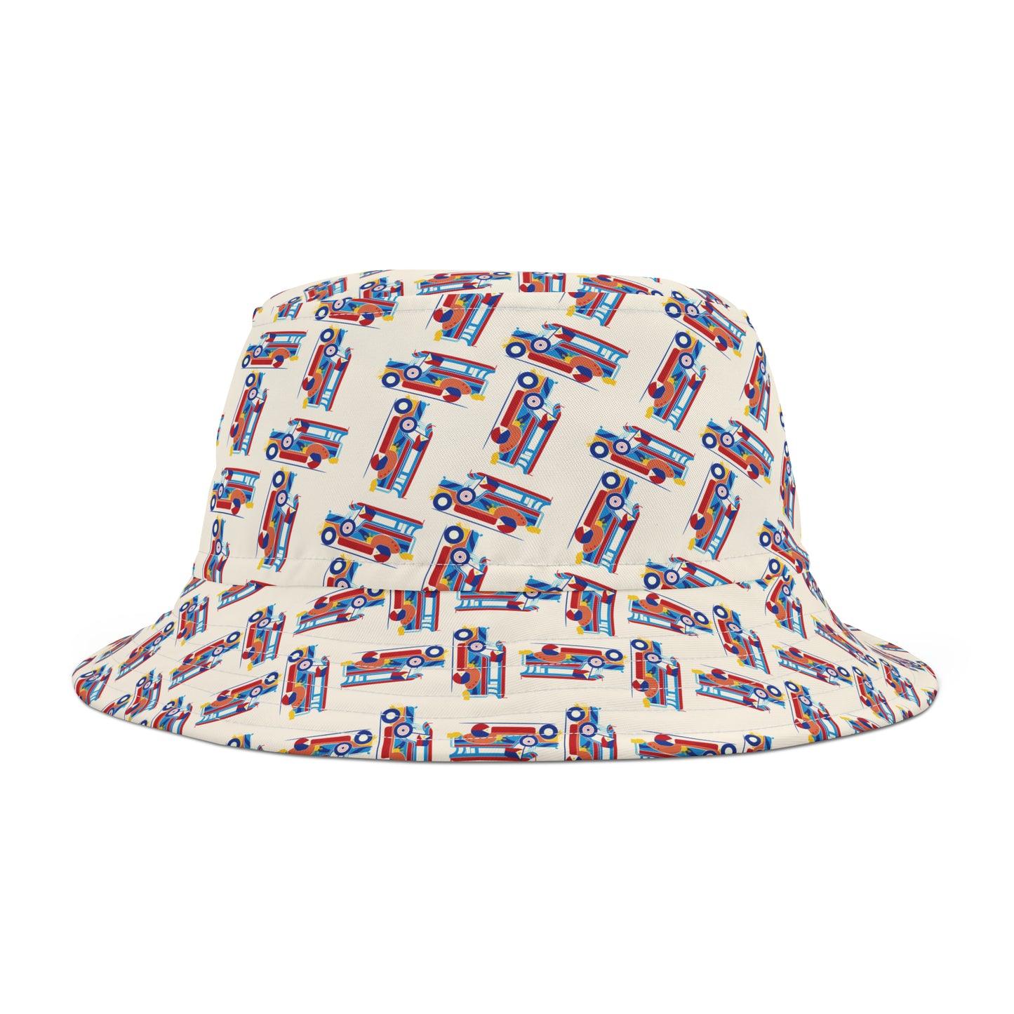 Philippine Jeepney Bucket Hat (Beige)