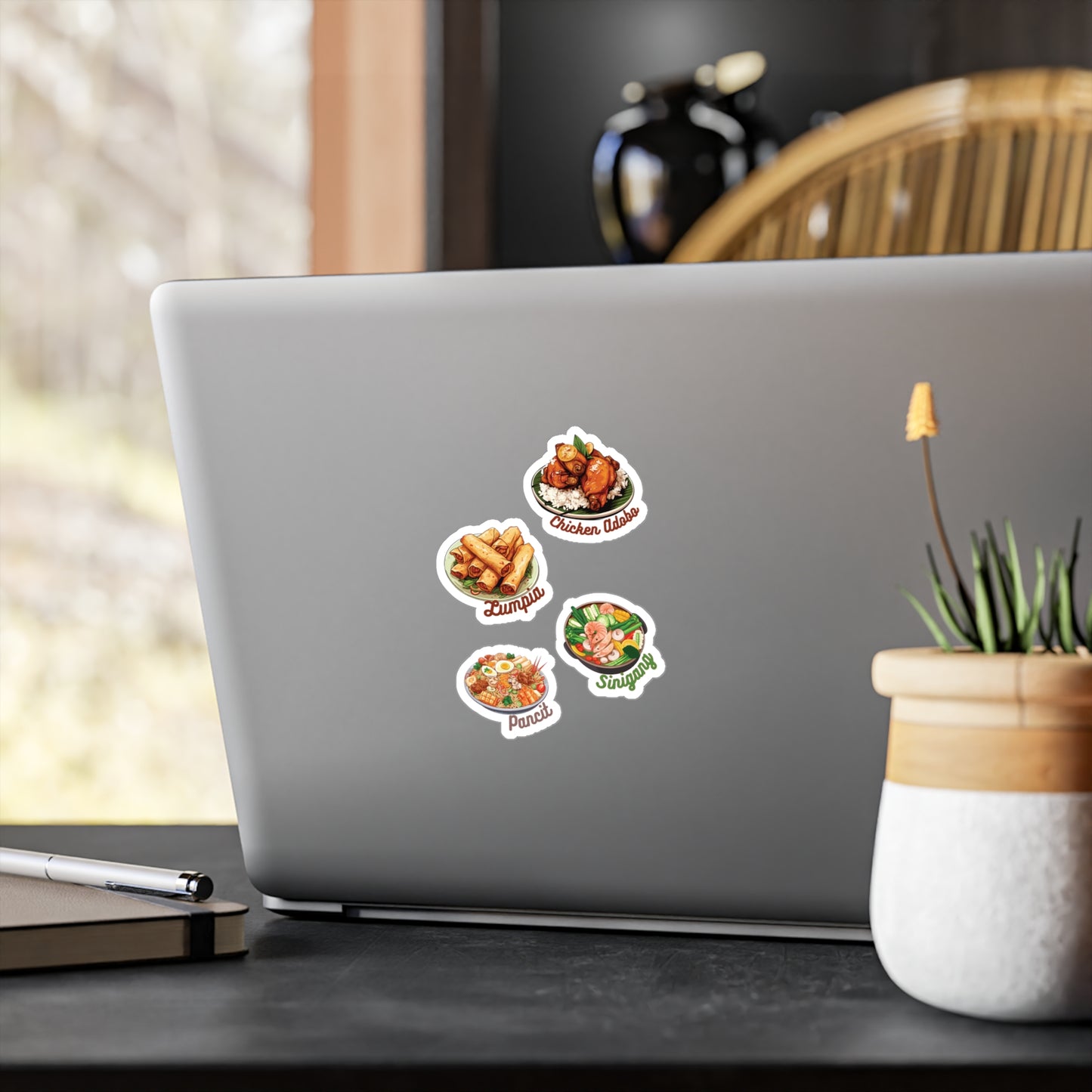 Filipino Foods Stickers Vinyl Decal with Satin Finish