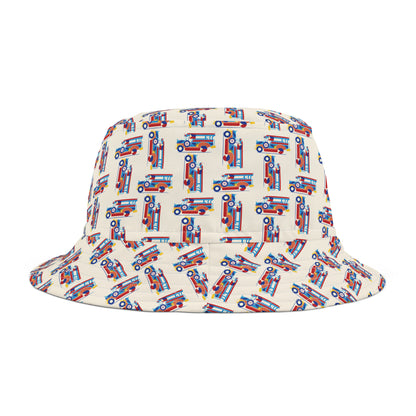 Philippine Jeepney Bucket Hat (Beige)