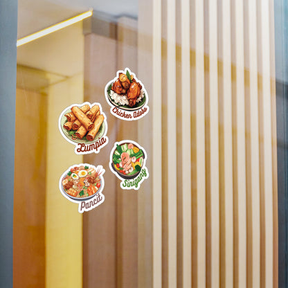 Filipino Foods Stickers Vinyl Decal with Satin Finish