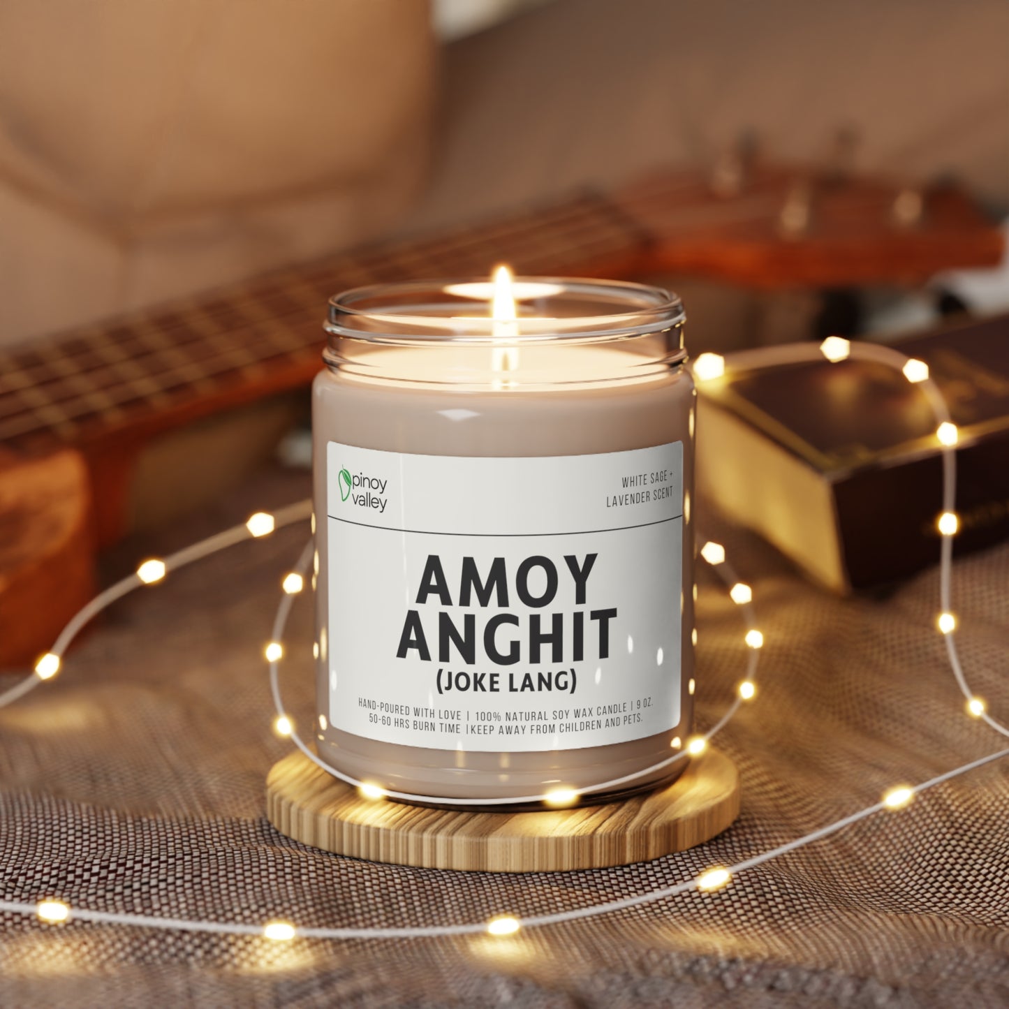 Amoy Anghit (Joke Lang) Scented Soy Candle, 9oz