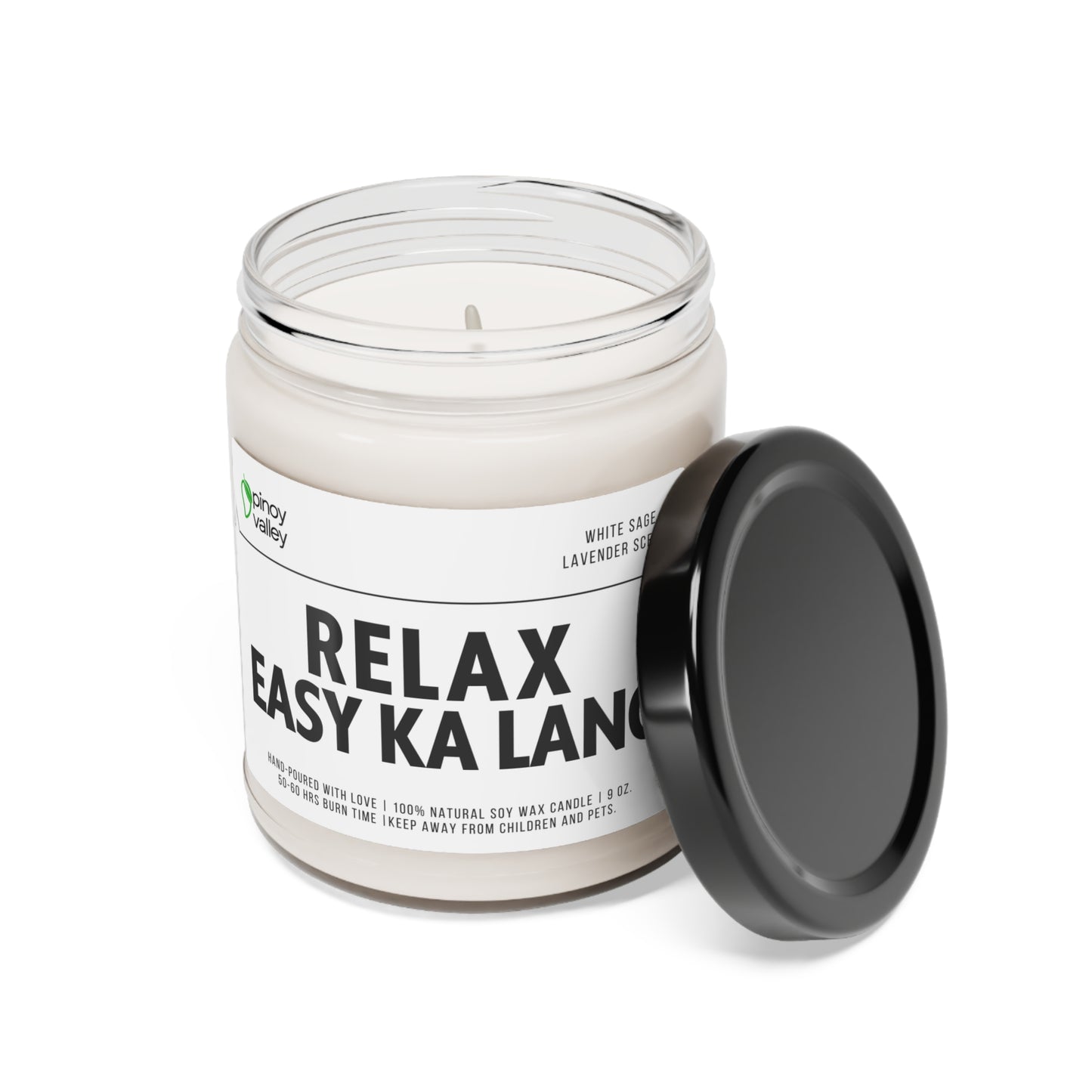 Relax Easy Ka Lang Scented Soy Candle, 9oz