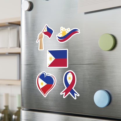 Philippine Flag Stickers Vinyl Decal with Satin Finish