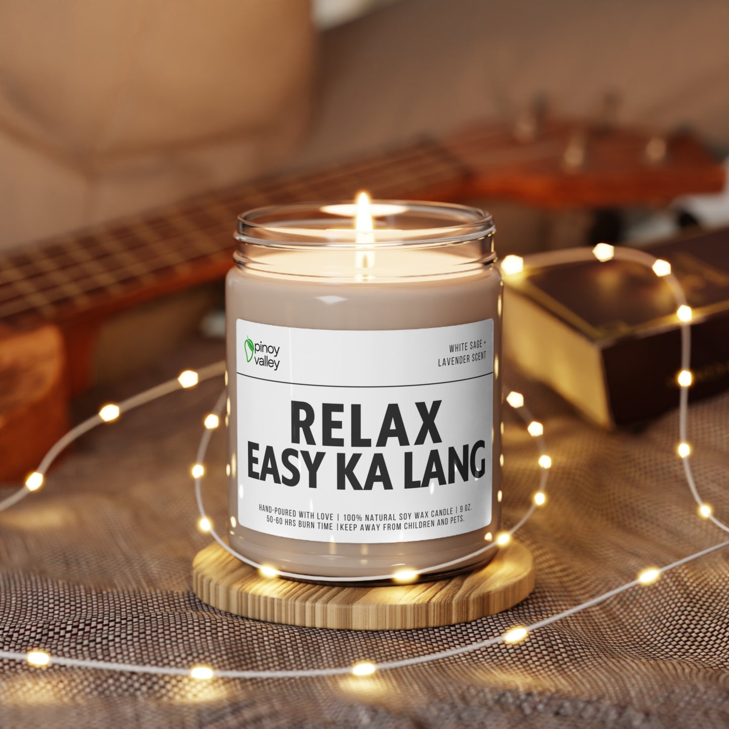 Relax Easy Ka Lang Scented Soy Candle, 9oz