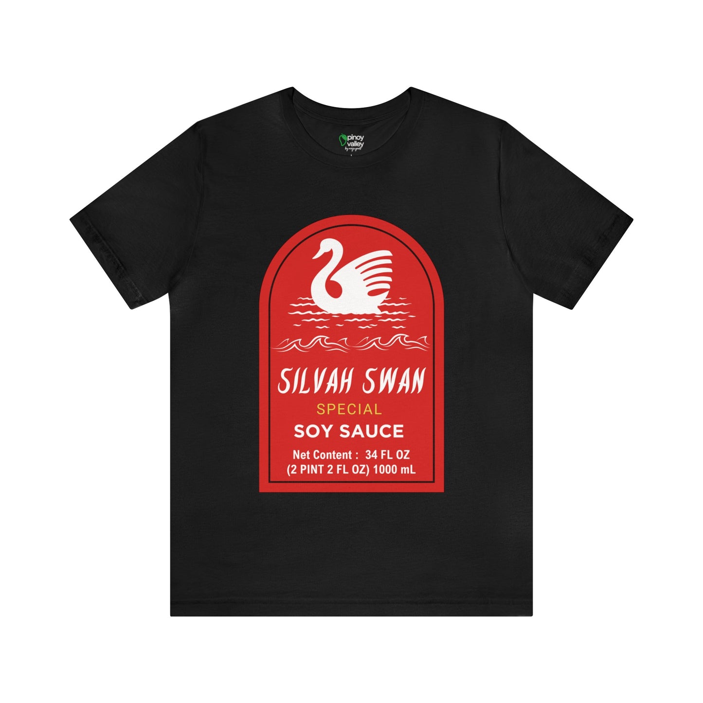 Silvah Swan Soy Sauce Black T-Shirt