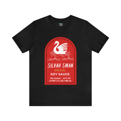 Silvah Swan Soy Sauce Black T-Shirt