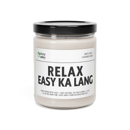 Relax Easy Ka Lang Scented Soy Candle, 9oz