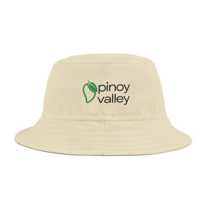 Pinoy Valley Logo Bucket Hat (Beige)