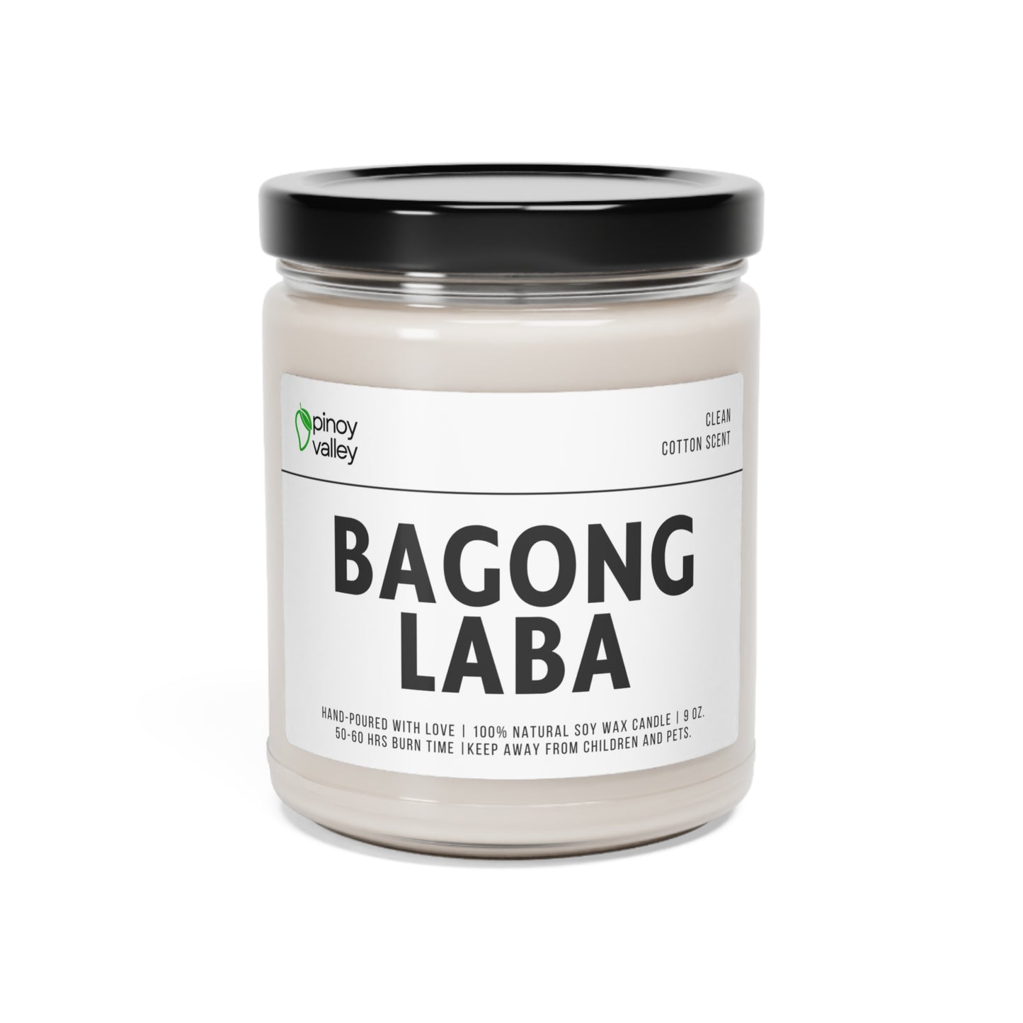 Bagong Laba Scented Soy Candle, 9oz