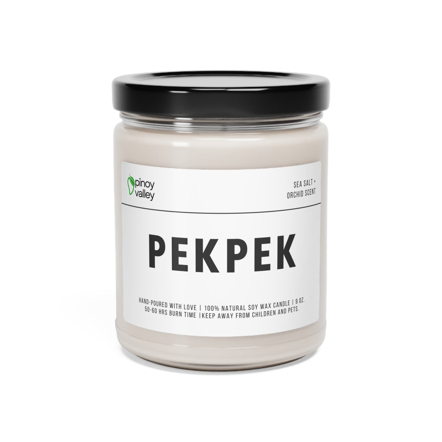 Pekpek Scented Soy Candle, 9oz