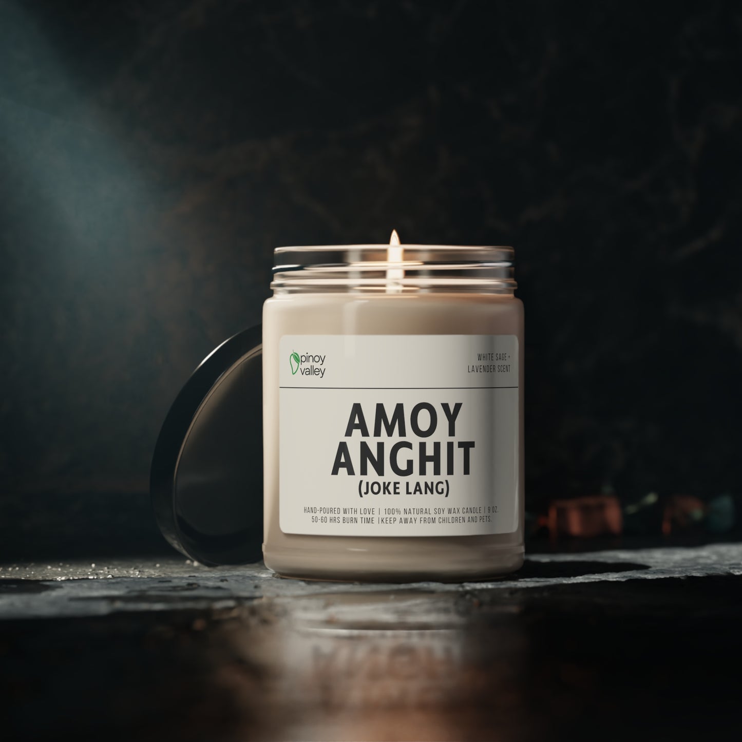 Amoy Anghit (Joke Lang) Scented Soy Candle, 9oz