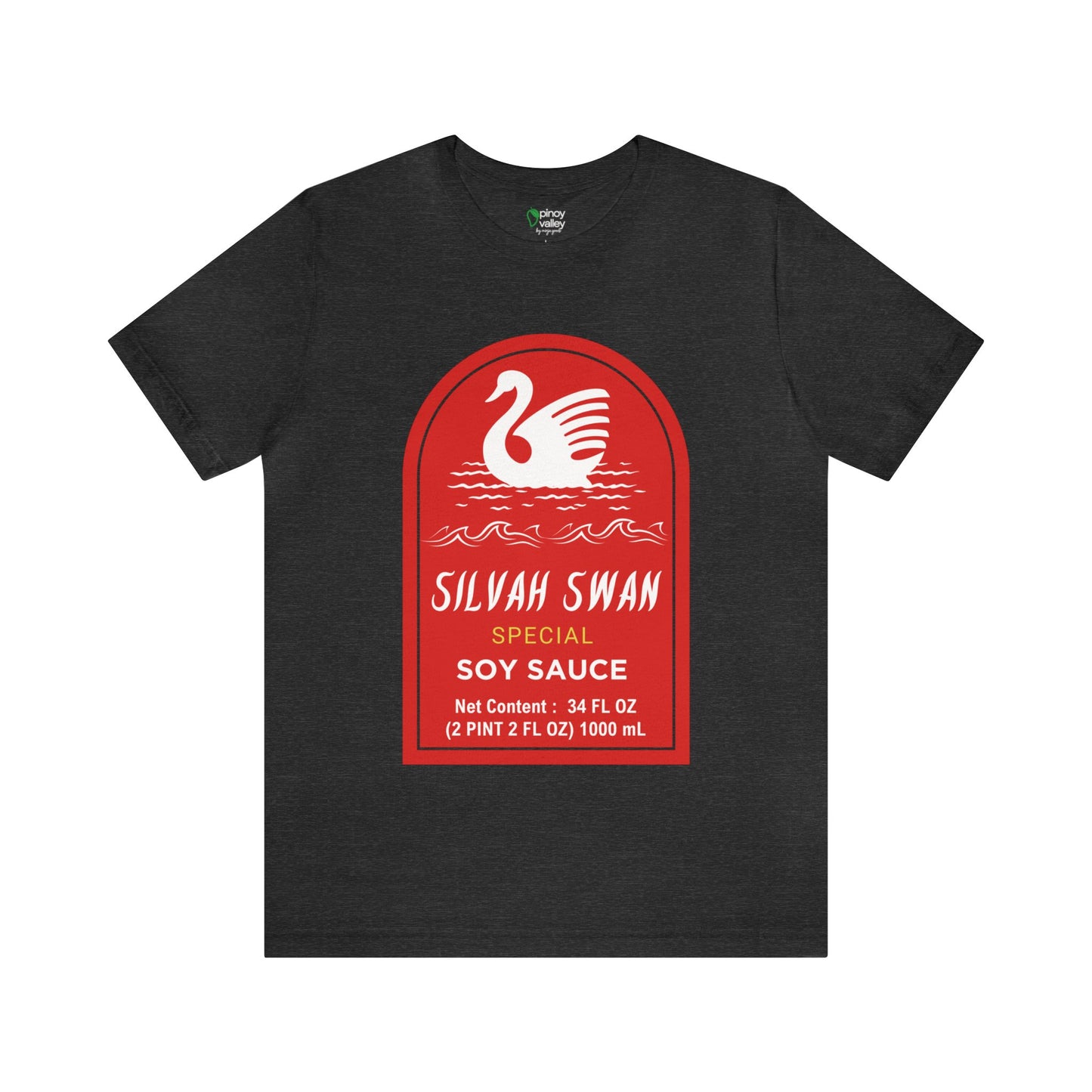 Silvah Swan Soy Sauce Black T-Shirt