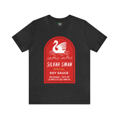 Silvah Swan Soy Sauce Black T-Shirt