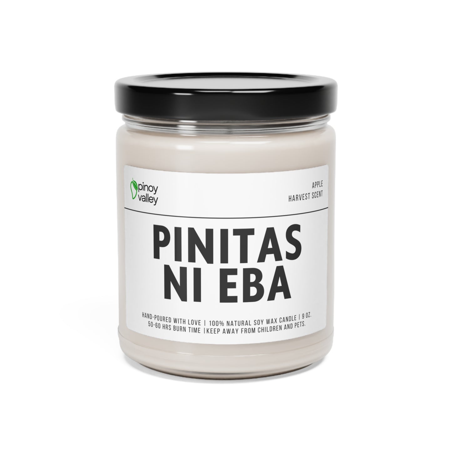 Pinitas Ni Eba Scented Soy Candle, 9oz