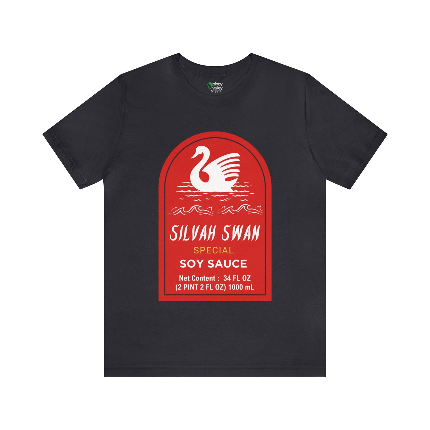 Silvah Swan Soy Sauce Black T-Shirt