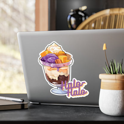 Filipino Halo-Halo Delight Colorful Vinyl Decal with Satin Finish