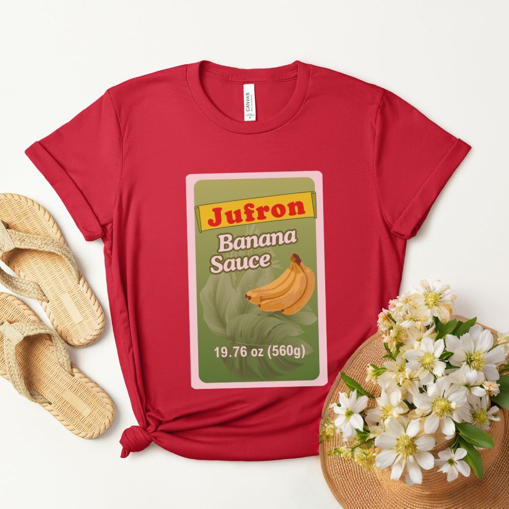 Jufron Banana Sauce Red T-Shirt