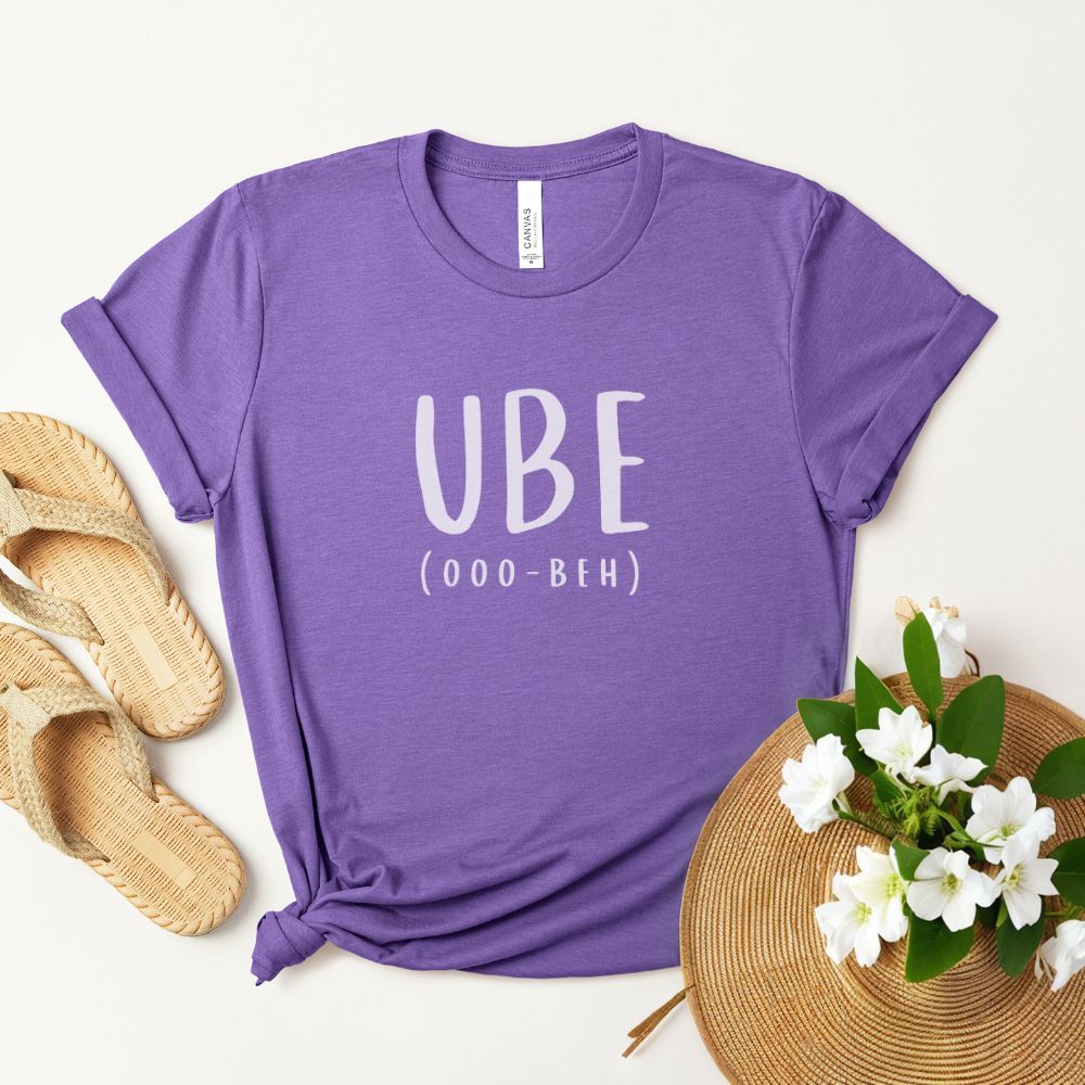 Ube Pronunciation T-Shirt (Skinny Letters)