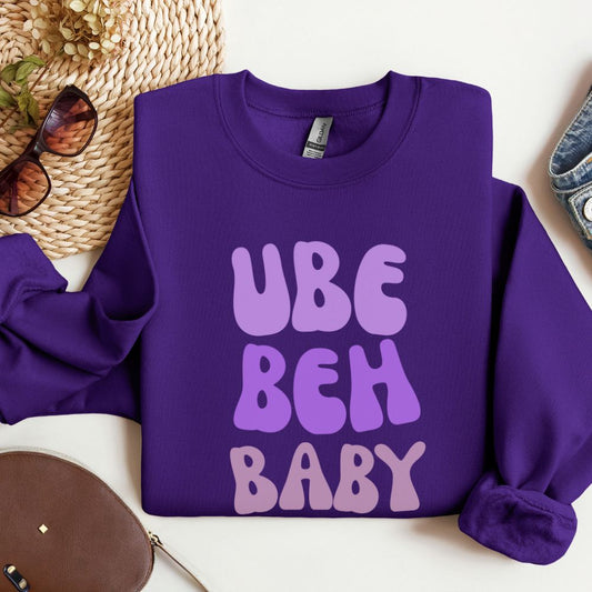 Ube Beh Baby Crewneck Sweatshirt