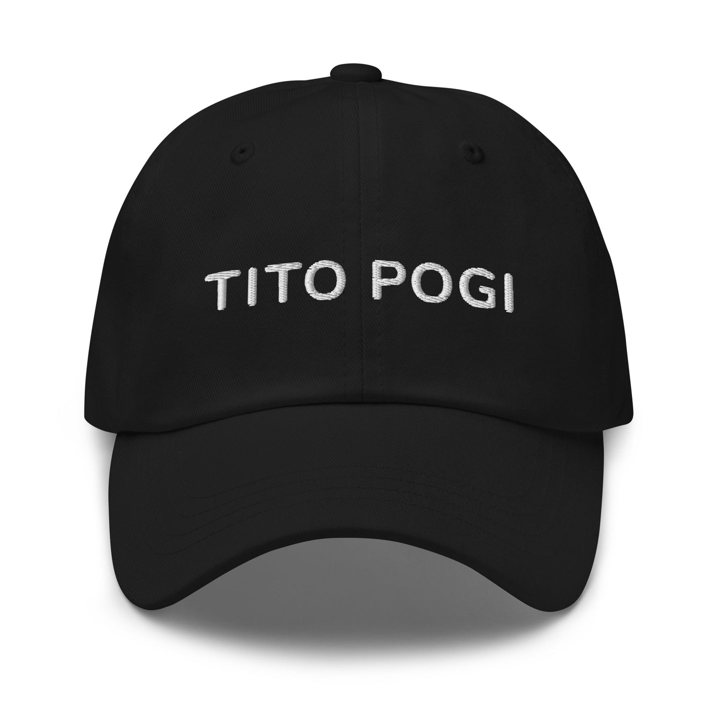 Tito Pogi Cap with a Curved Visor and Adjustable Strap