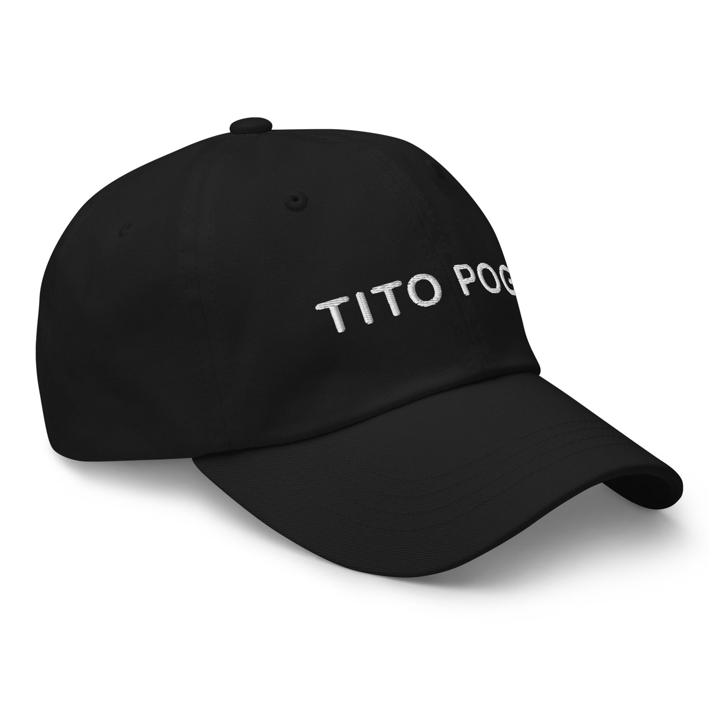 Tito Pogi Cap with a Curved Visor and Adjustable Strap