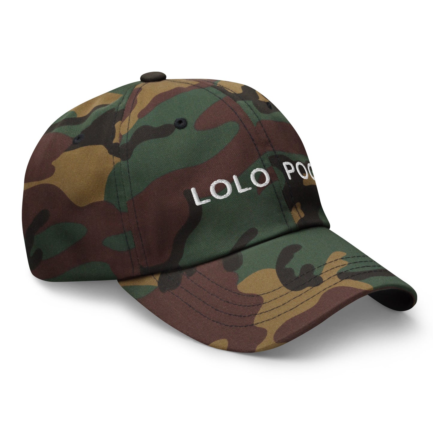 Lolo Pogi Cap with a Curved Visor and Adjustable Strap