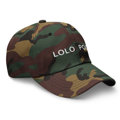 Lolo Pogi Cap with a Curved Visor and Adjustable Strap