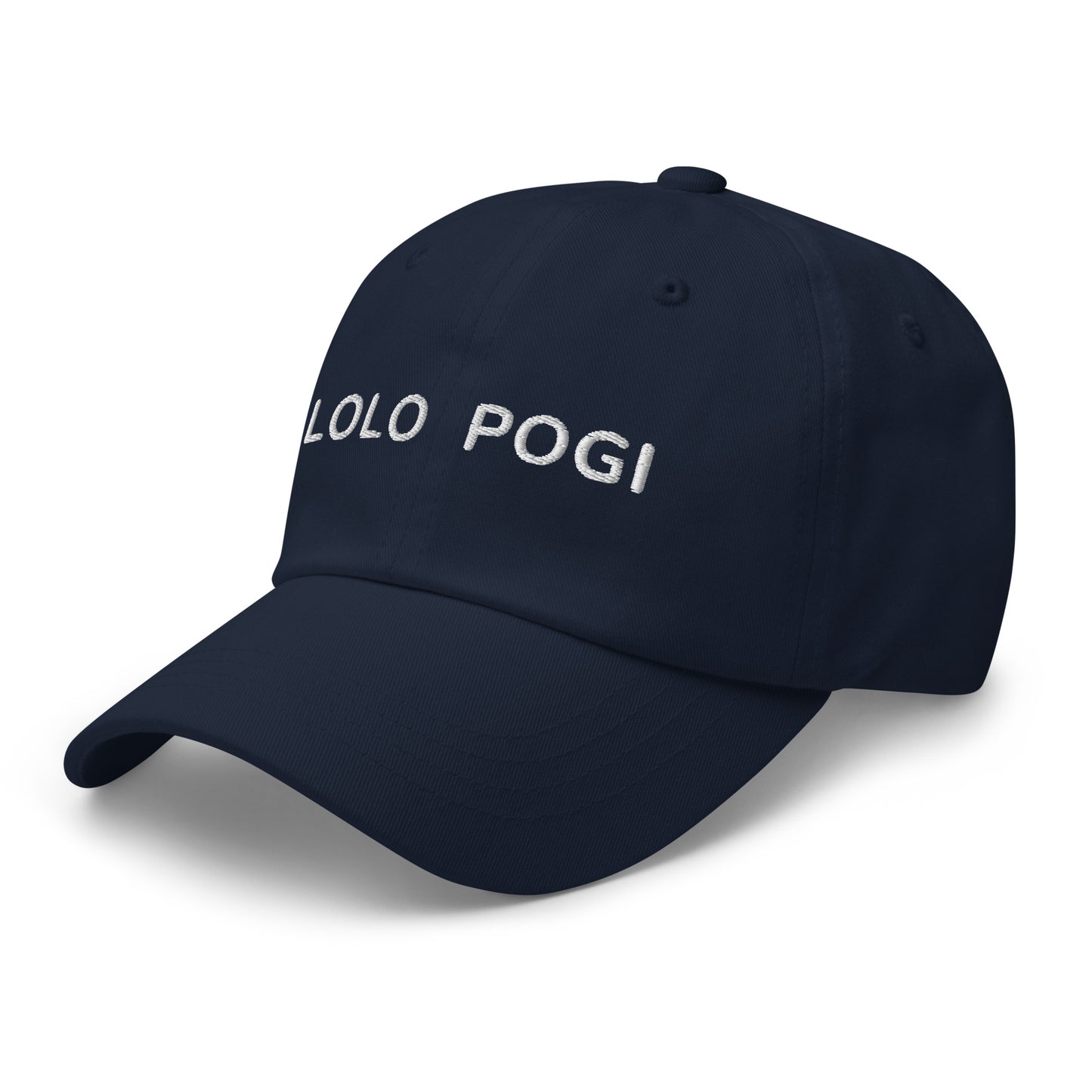 Lolo Pogi Cap with a Curved Visor and Adjustable Strap