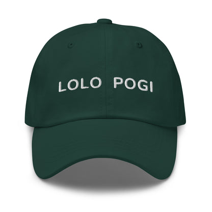 Lolo Pogi Cap with a Curved Visor and Adjustable Strap