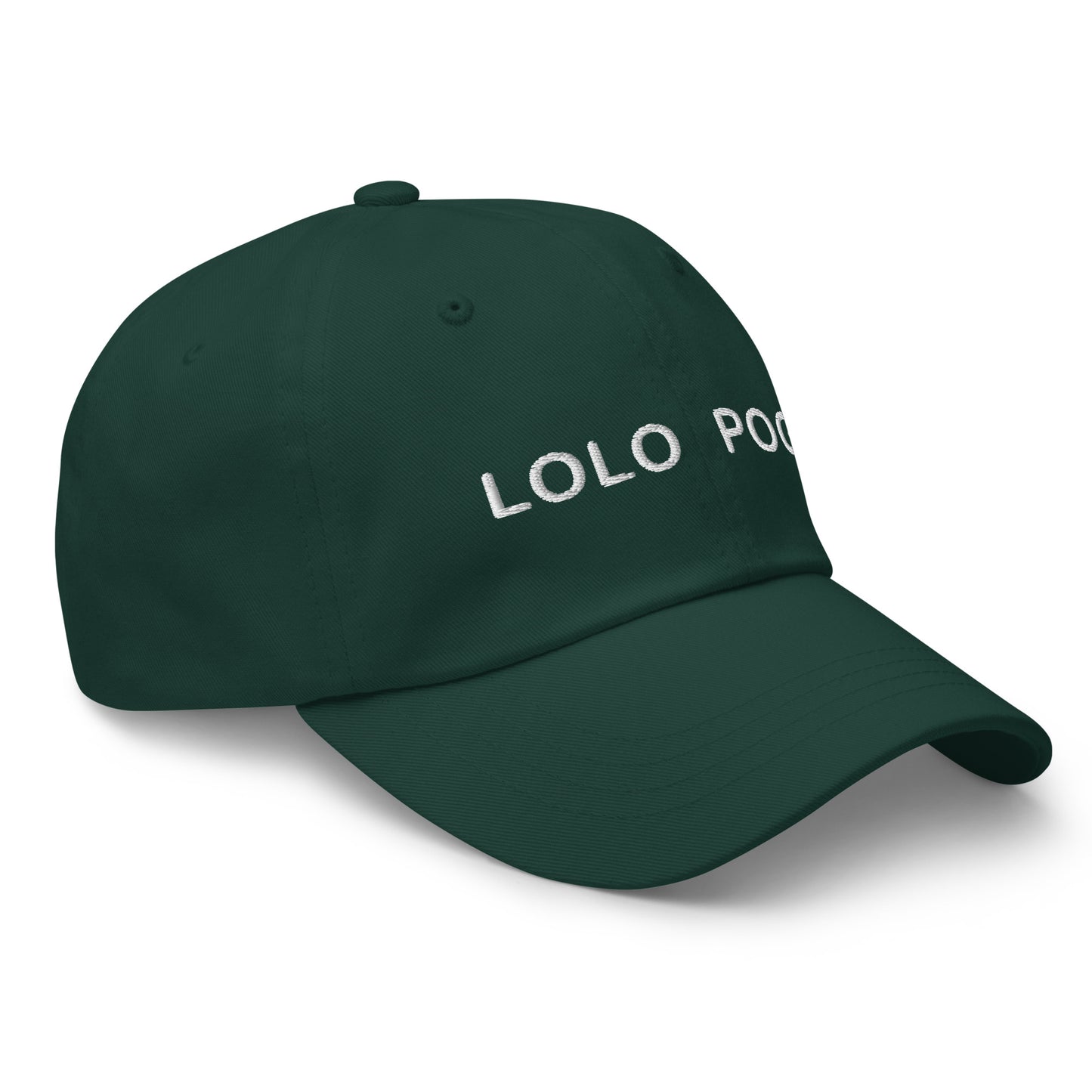 Lolo Pogi Cap with a Curved Visor and Adjustable Strap