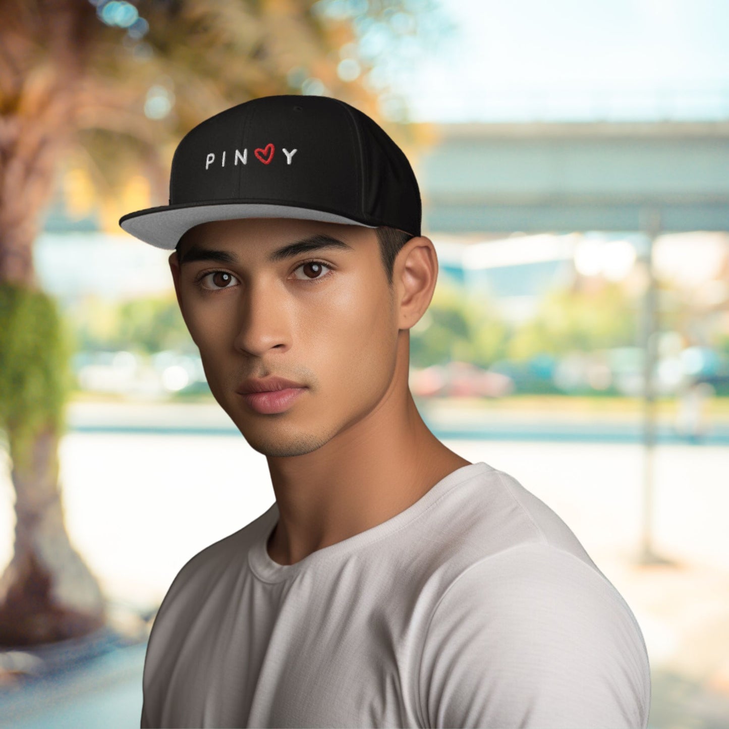 Pinoy Embroidered Snapback Cap