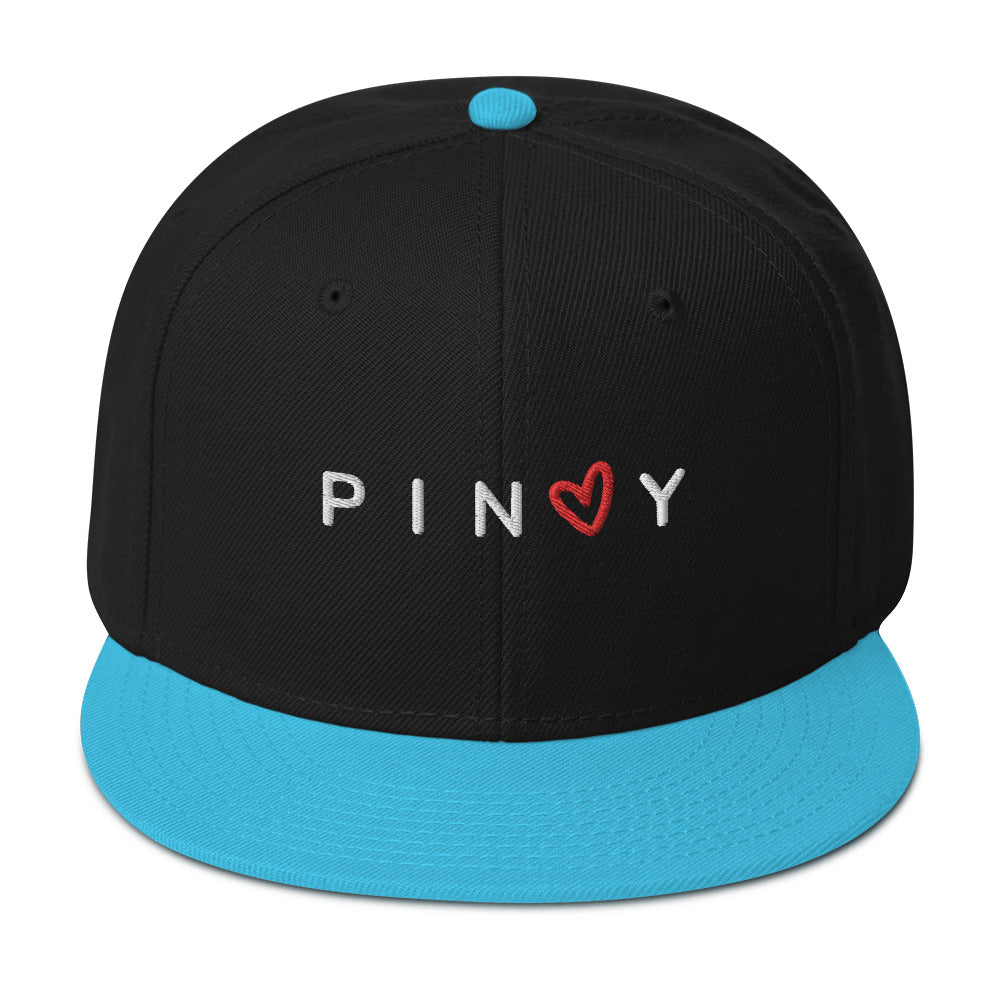 Pinoy Embroidered Snapback Cap