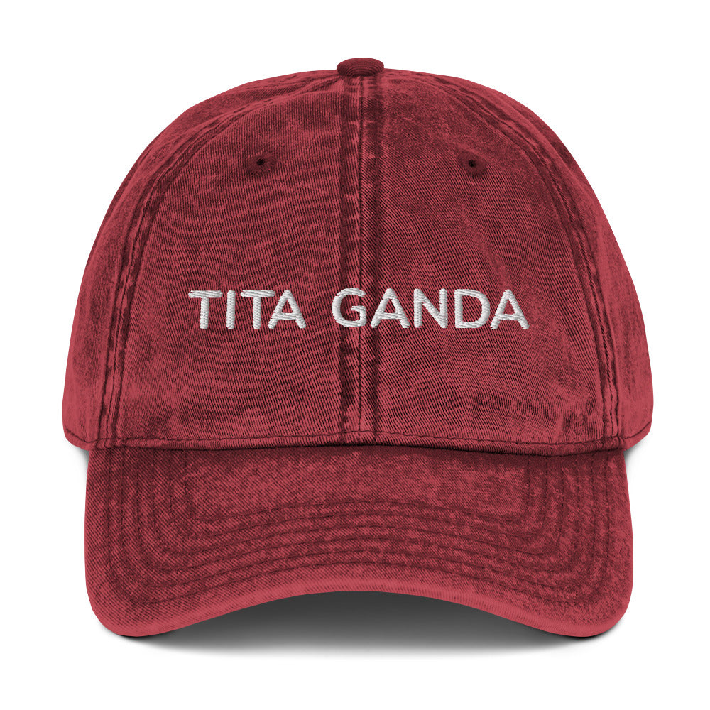 Tita Ganda Vintage Cotton Twill Cap